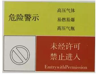 危險有毒警示標(biāo)識牌樣式示例