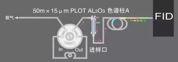 最終進(jìn)入FID檢測(cè)器